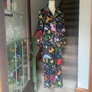 Rosa de Weerd for Anthropologie, flannel pajama set